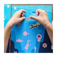 Fresque gommettes - Montagne - 60 gommettes