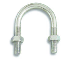 Bride fixation tube acier zingué M8 larg.int.27mm - Gedimat - CHAPUIS
