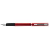 Stylo Plume Allure Pte fine Corps Laque Rouge Attributs Chromés