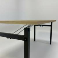Table pliable Tambu 160x80cm chêne dolomite - intérieur - RestooTab