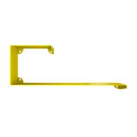 Etagère murale asymétrique - 42 x 18 x 18 cm - Gedimat