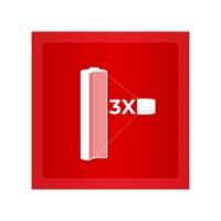 Pack de 2 Piles Alcalines PRO POWER GOLD AA/LR6 1,5V