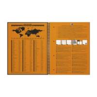 NOTEBOOK A4+ spiralé 160 pages petits carreaux gris