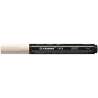 Marqueur pointe moyenne FREE acrylic T300 blanc - STABILO