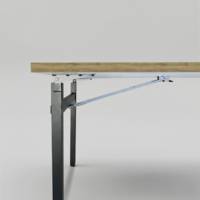 Table pliable Tambu 160x80cm chêne slovene - intérieur - RestooTab