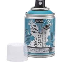 Aérosol 100 ml Peinture opaque permanente faible odeur TURQUOISE - PÉBÉO