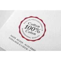 Album spiralé Fontaine grain fin 12 feuilles 300g 12x18 cm 100% Coton