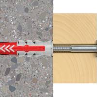Cheville bi-matière DUOPOWER sans vis - 10 x 50 mm - Gedimat - FISCHER