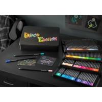 Boîte Métal de 100 Crayons de Couleur Black Edition