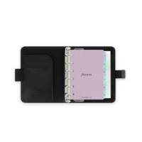 Agenda organiseur "Saffiano" format Pocket Noir - FILOFAX