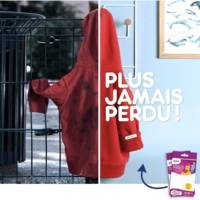 Pack de 36 étiquettes blanches vêtements - 45 x 13 mm