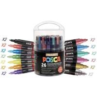 Pot Marqueur à pigment XL Festif 26 marqueurs et 6 pointes