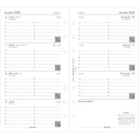 Recharge pour agenda Personal Semaine sur deux pages - français - 2025