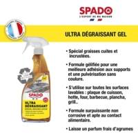 Pistolet 750 ml Spado ultra dégraissant gel