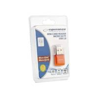 Lecteur de Carte EA134O Externe MicroSD, MicroSDHC Orange