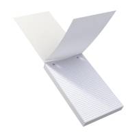 Bloc de 60  fiches bristol 125X200 perforées Q5/5 blanc