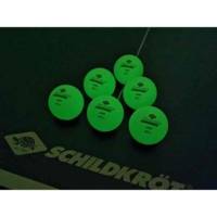 Boîte 6 Balles de ping-pong "Glow in the dark" Poly 40mm Vert