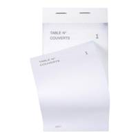 Bloc Maître d'Hôtel 50 feuillets autocopiants numérotés en dupli Format 8x15 cm