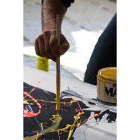 Pot 140ml Peinture Acrylique MAT pub Rose Fluo