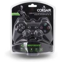Manette de Jeu CORSAIR Filaire Vibrante PC, PS2, PS3 Noir