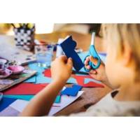 Ciseaux Enfants Recyclés 13 cm bouts ronds +6 ans droitiers et gauchers