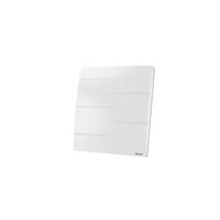 Radiateur inertie fonte et film chauffant horizontal - 2000W blanc - Gedimat - SAUTER