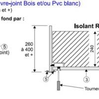 Trappe de visite de type BBC pour un accès aux combles avec réhausse de 350 mm et couvre joint PVC - 490 x 590 mm - Gedimat - SIG LANGUEDOC