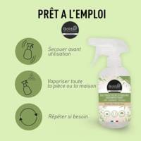 Spray 500 ml Destructeur d'odeurs Désinfectant Bambou Jasmin