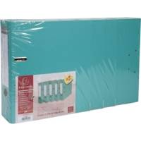 Pack de 5 Classeurs à levier Premium, A4, 80 mm, turquoise