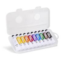 Peinture à l'huile fine en tube d'aluminium, 10 couleurs. 18 ml - PRIMO