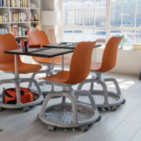 Siège JOB avec tablette et base panier  - Table - Mobilier scolaire