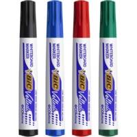 Etui de 4 Marqueurs tableau blanc effaçable 1701 ECOLUTIONS Pointe Ogive Large N/B/R/V - BIC
