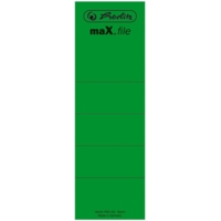 Sachet 10 Etiquettes de dos pour classeurs maX.file 60 x 190 mm Vert