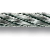 Câble gaine pvc acier dur galvanisé D4/6mm charge de travail 159kg - Gedimat - CHAPUIS