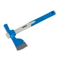 Hachette de plâtrier acier chromé manche en bois de frêne verni - Gedimat