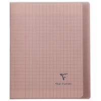 Cahier protège-cahier Koverbook Piqué Polypro 17x22cm 48p séyès Coloris Aléatoire - CLAIREFONTAINE