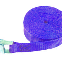 Sangle polypropylène avec came à griffes bleue larg.25mm - Gedimat - CHAPUIS