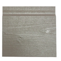 Bardage épicéa Nélio Ep.21 mm larg.125 mm utile (147 mm hors tout) long.4,20 m Blanc pur - Gedimat - RABOPALE