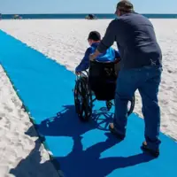 Tapis d'accès PMR plage F2A Tapis PMR Plage – Fun2Access