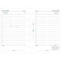 Recharge pour agenda Pocket Jour par page - français - 2025