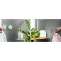 Powerstrips Lot 3 Crochets SMALL + 4 Strips Classique Blanc