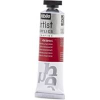 Tube 37 ml Peinture Artist Acrylics Extra fine ECARLATE QUIN - PÉBÉO