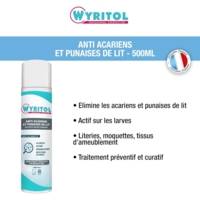Aérosol 500 ml Anti-Acariens et Punaises de lit
