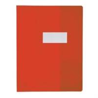 Protège-cahier PVC 150 Strong Line 17x22 cm Translucide rouge