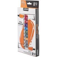 Etui de 12 tubes de gouache 12ML