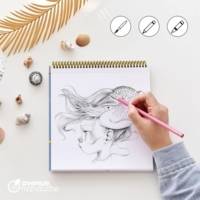 Carnet de coloriage Wild 6 - Bleu - AVENUE MANDARINE