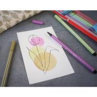 Feutre de Dessin PEN 68 Pte ogive Moyenne 1 mm Vert pistache