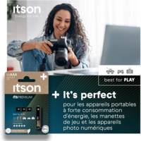 Pack de 4 Piles Alcalines LR03/AAA 1,5V itsPREMIUM