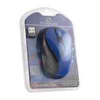 Souris Sans Fil Rainbow 2.4GHZ Optique 3D Bleu