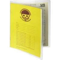 Etui de Protection Transparent 2 Volets Format Plié A6 105 x 148 mm - DURABLE